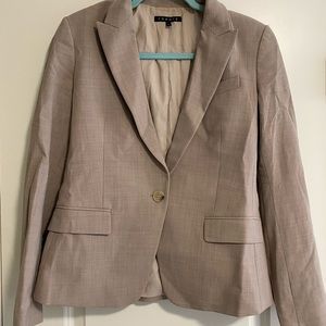 Tan fitted blazer